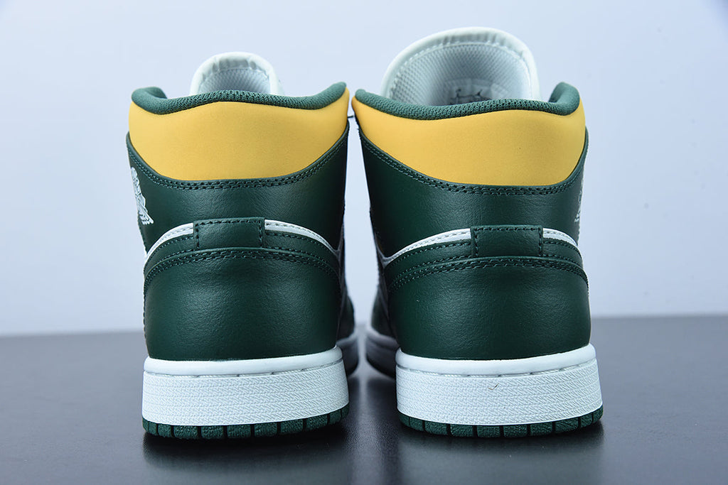 Nike Air Jordan 1 Mid Sonics Green Yellow