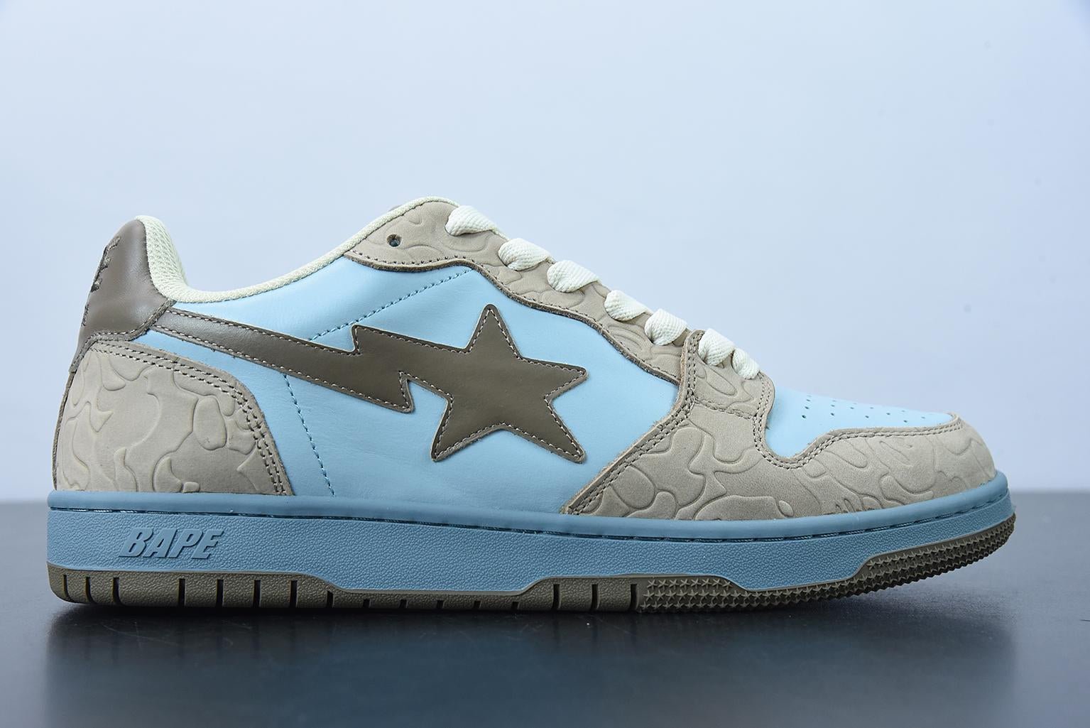 Bape Sta Court Low Sta Beige