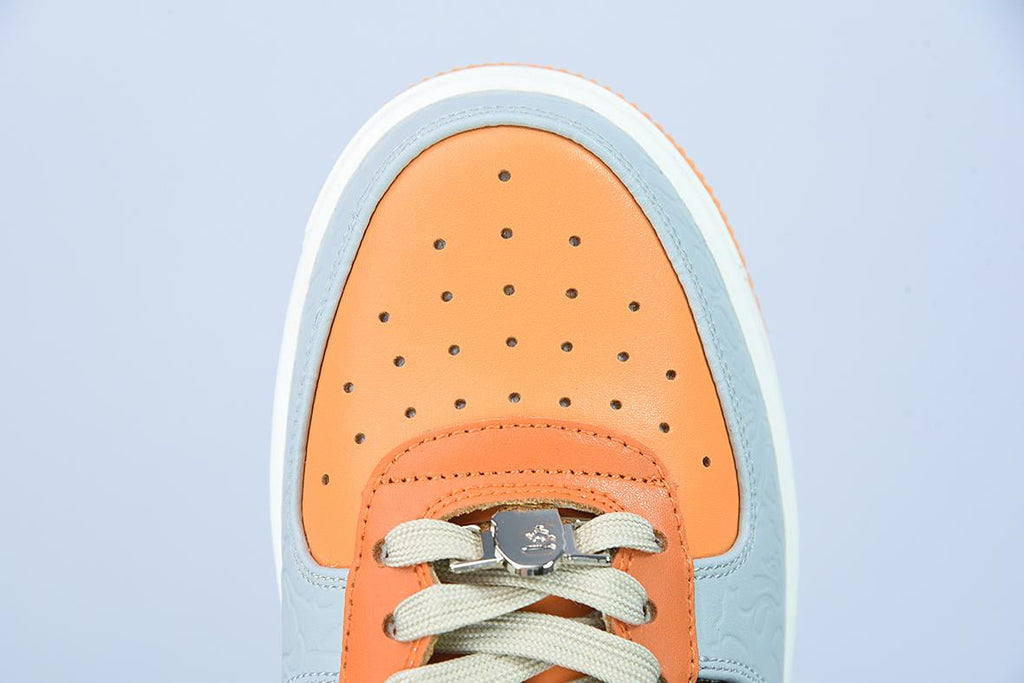 Bape Sta Low Grey Orange