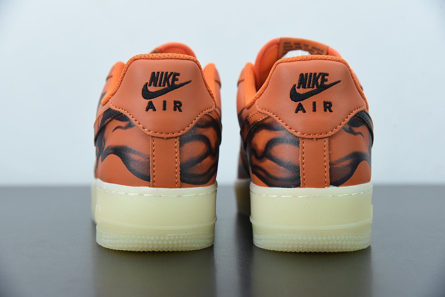 Nike Air Force Skeleton Orange