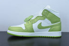 Nike Air Jordan 1 Mid Green Python