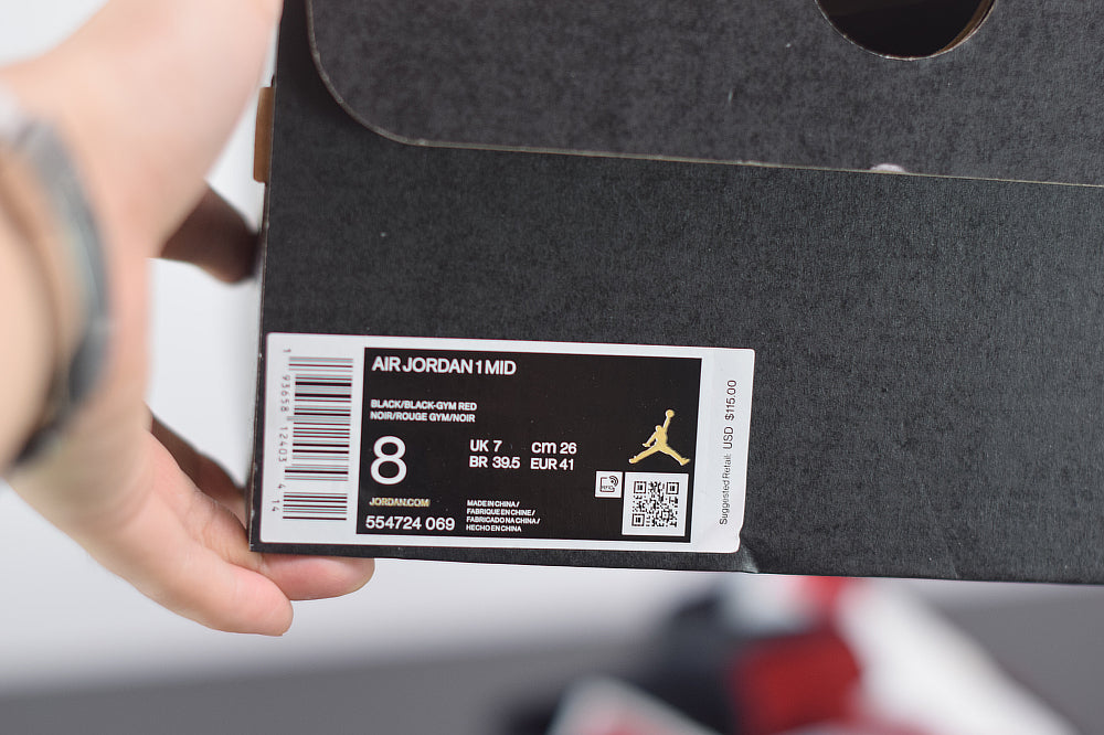 Nike Air Jordan 1 Mid Gym Red