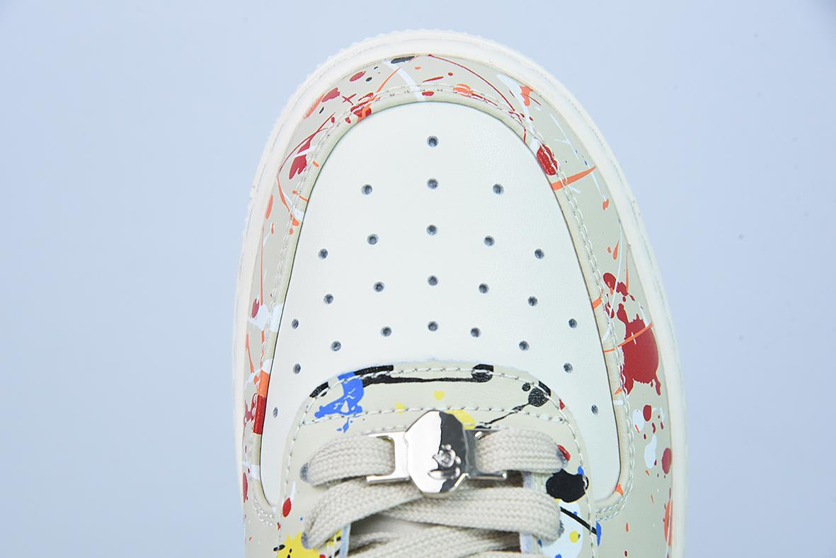 Bape Sta Low Paint Beige