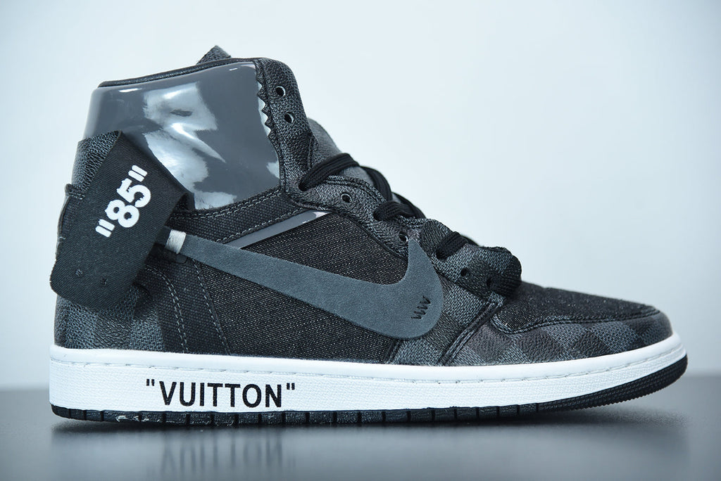 Nike Air Jordan 1 High Grey x Louis Vuitton
