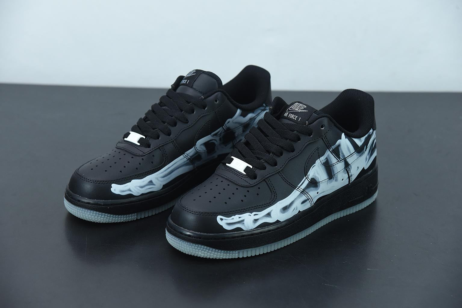 Nike Air Force 1 Skeleton Black