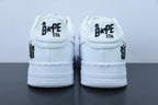 Bape Sta Low White Leather