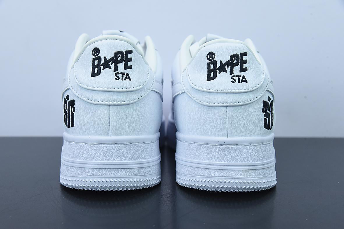 Bape Sta Low White Leather