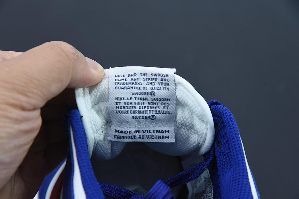 Nike Dunk Low White and university Red