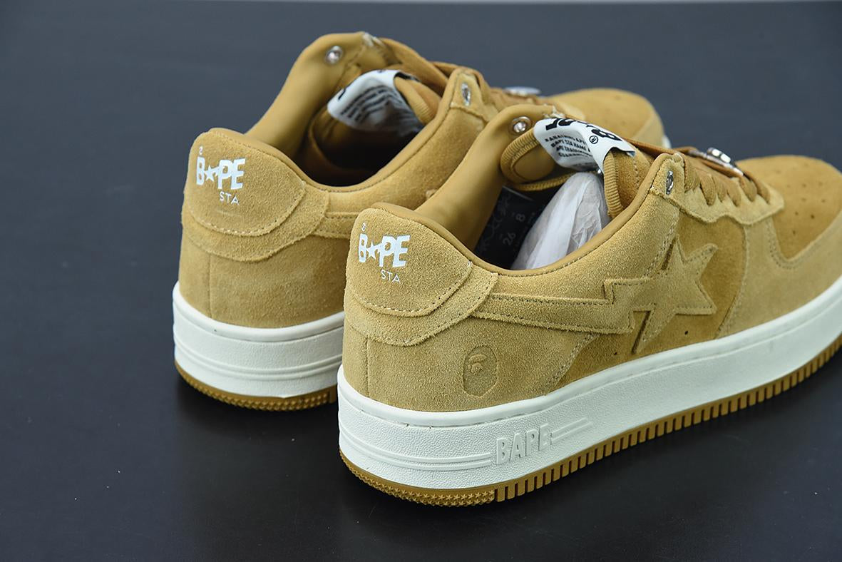 Bape Sta Low Suede Yellow