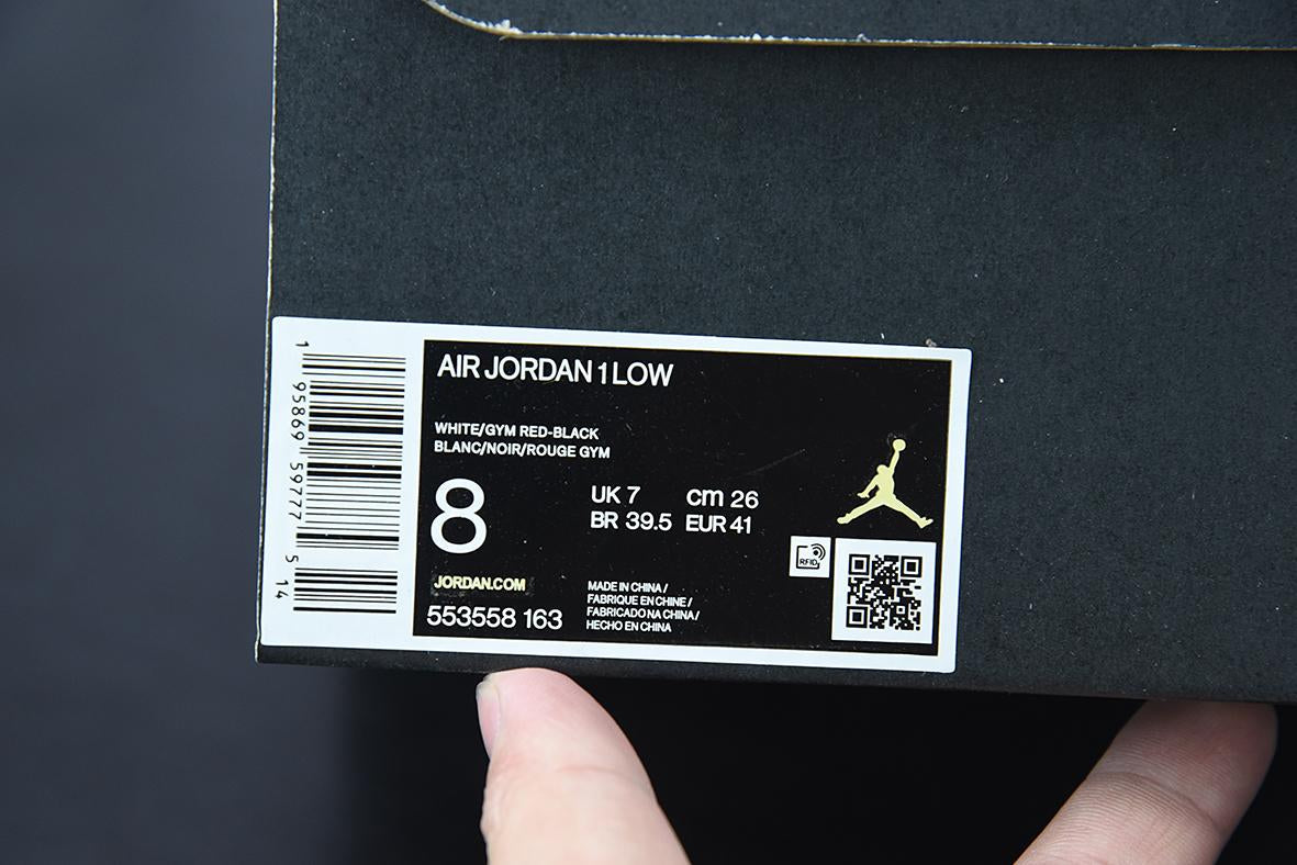 Nike Air Jordan 1 Low Gym Red Black