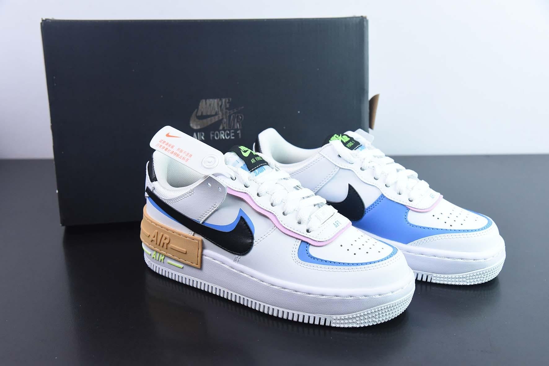 Nike Wmns Air Force 1 Shadow 'White Black Pastel' Main image