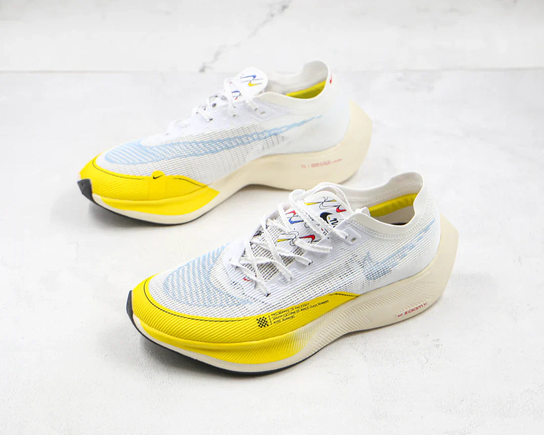 Nike ZoomX Vaporfly Next% 2 White Yellow Strike Secondary image