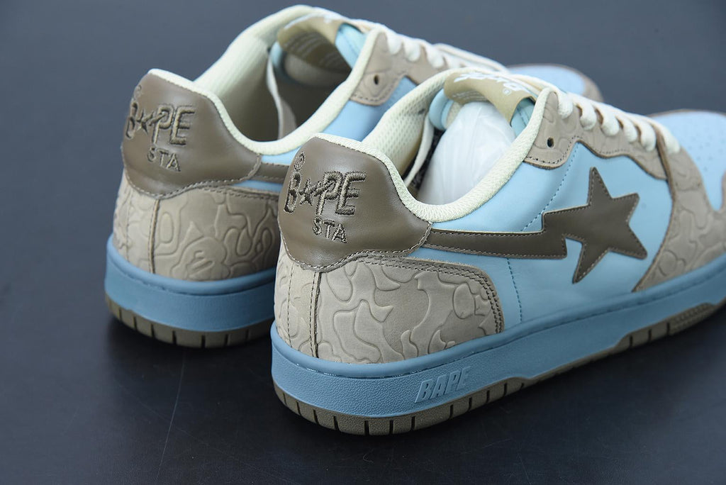 Bape Sta Court Low Sta Beige