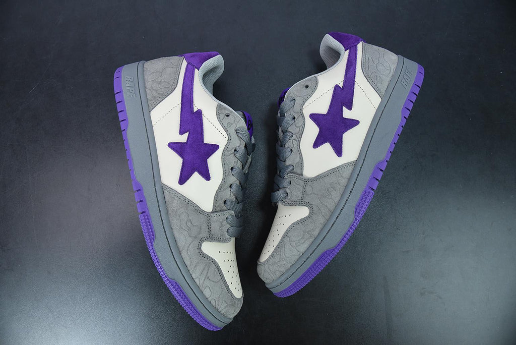 Bape Sta Mist Grey Royal Purple