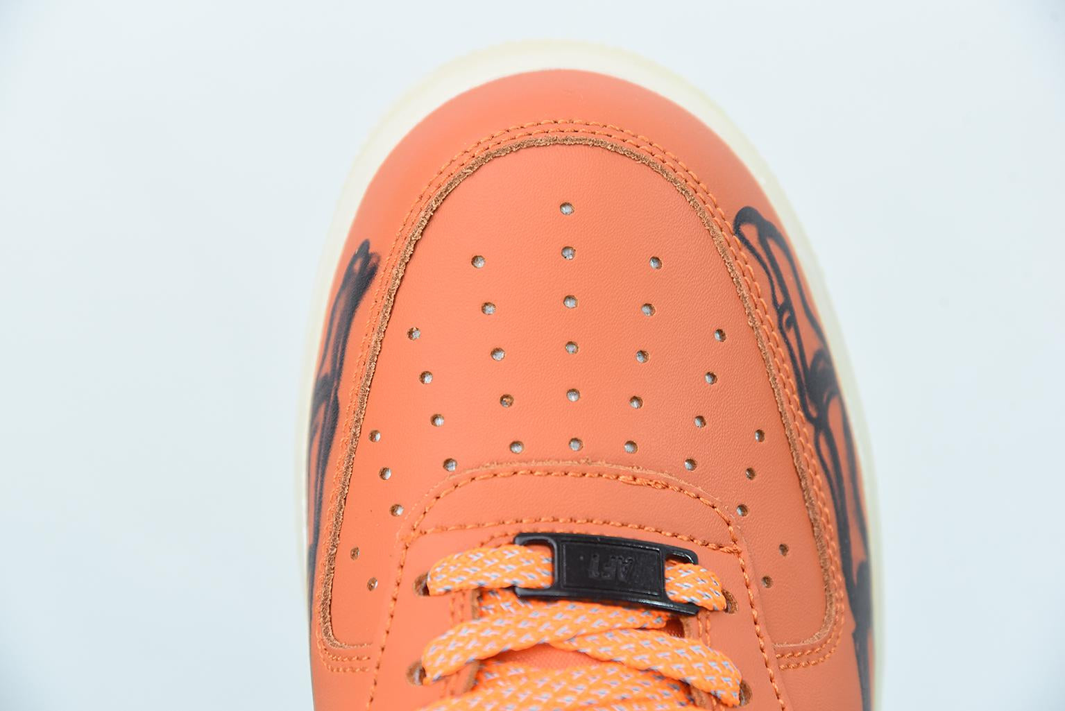 Nike Air Force Skeleton Orange