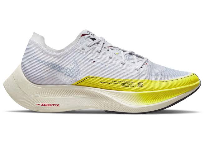 Nike ZoomX Vaporfly Next% 2 White Yellow Strike Main image