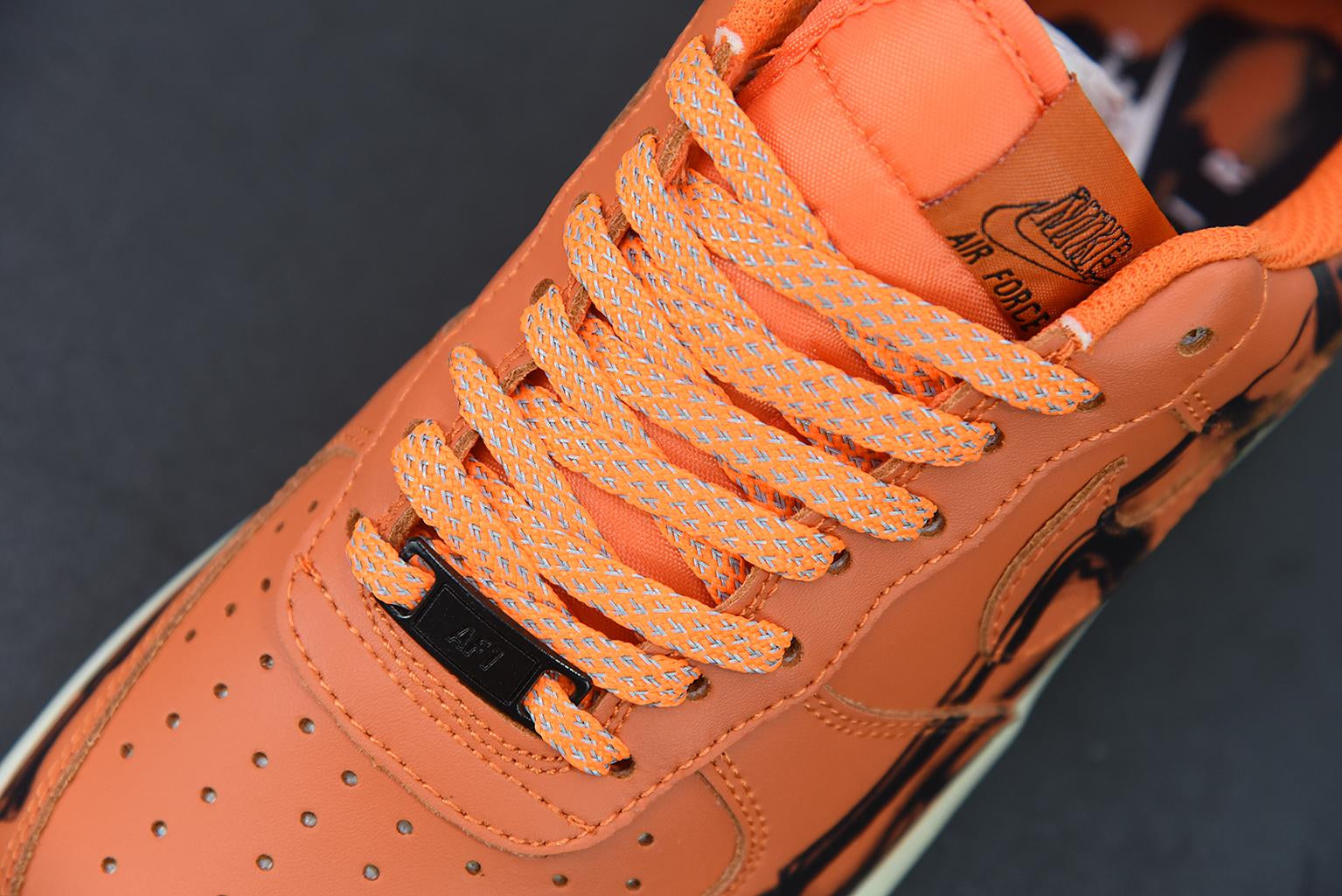 Nike Air Force Skeleton Orange