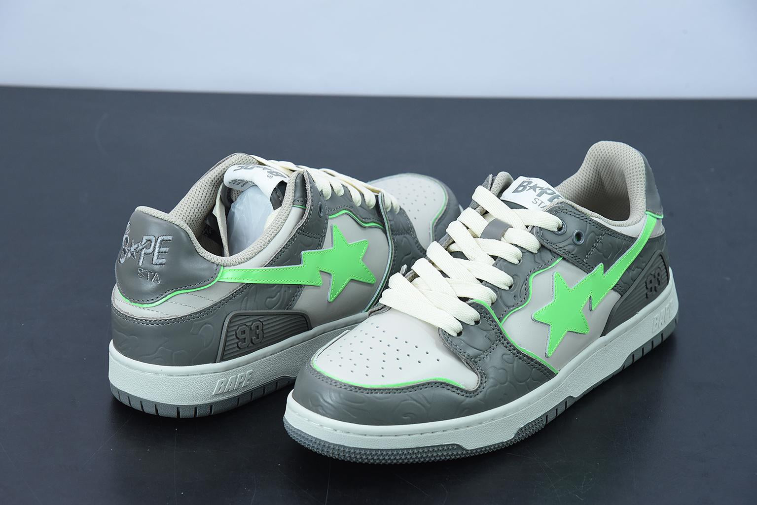 Bape Sta Low SK8 Grey Green Secondary image