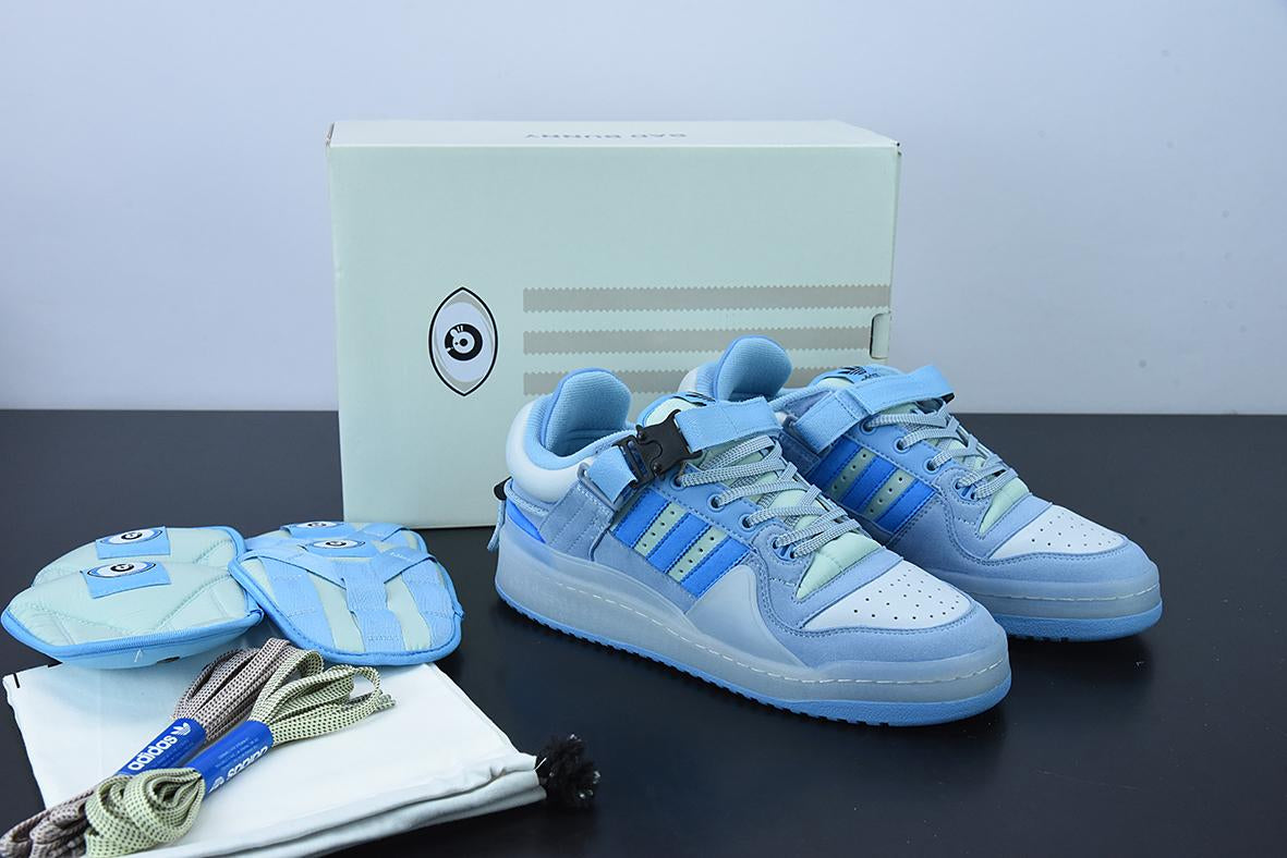 Adidas x Bad Bunny x Adidas Forum Buckle Low Blue Tint Main image