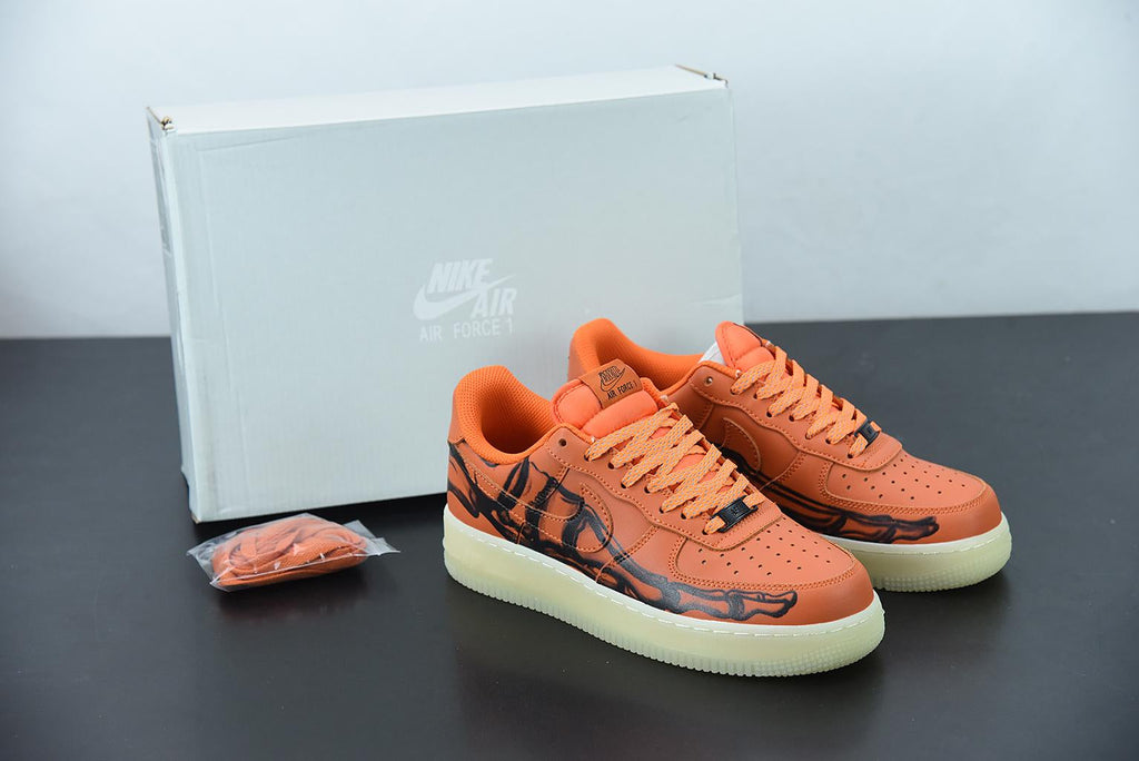 Nike Air Force Skeleton Orange