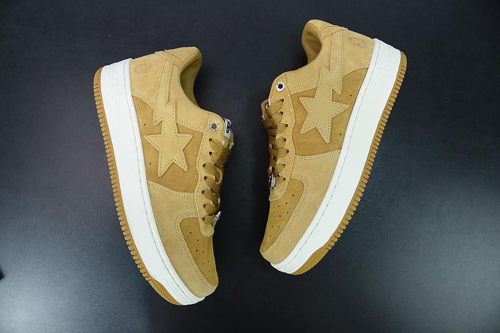 Bape Sta Low Suede Yellow