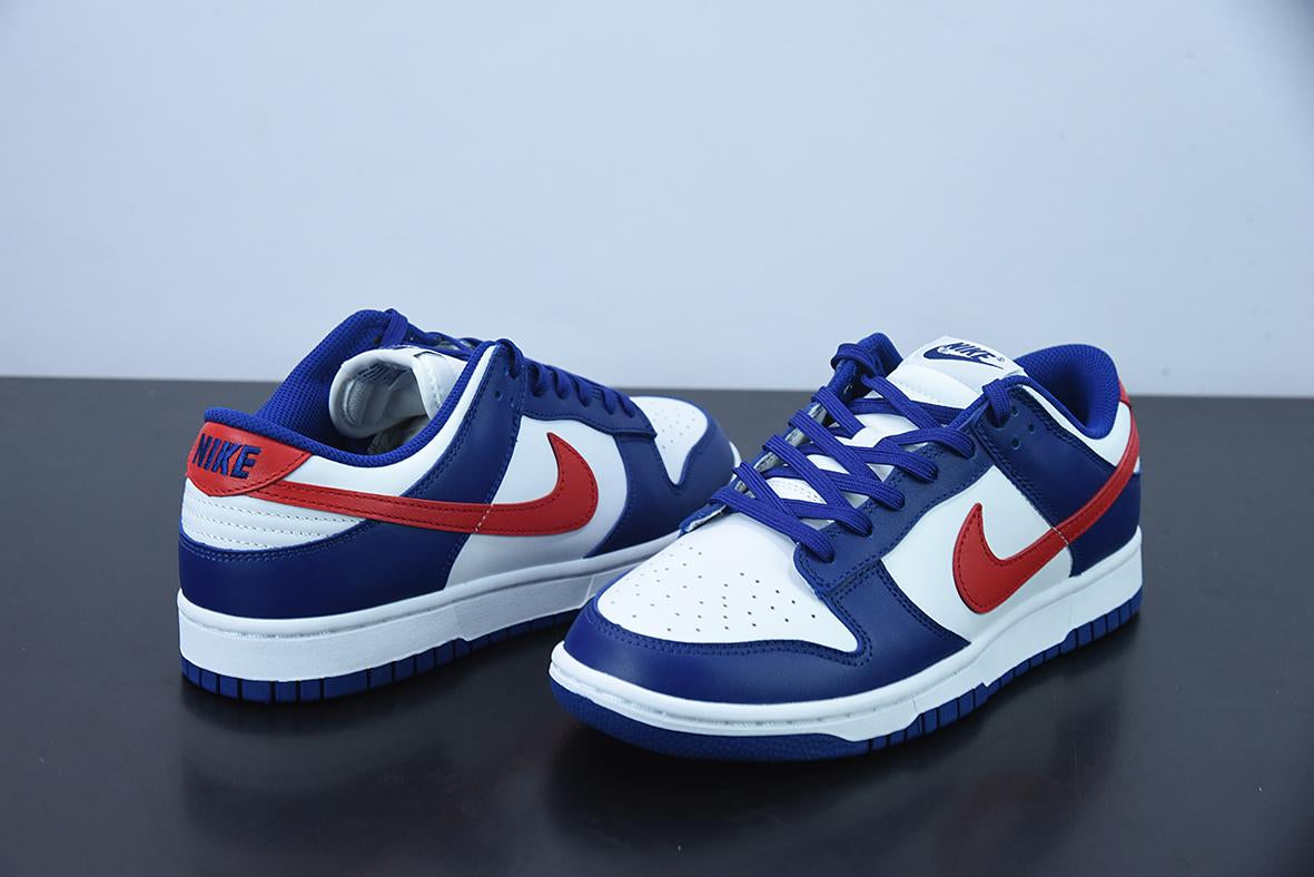 Nike Dunk Low White and university Red Secondary image