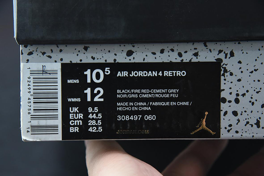 Nike Air Jordan 4 Bred (2019)