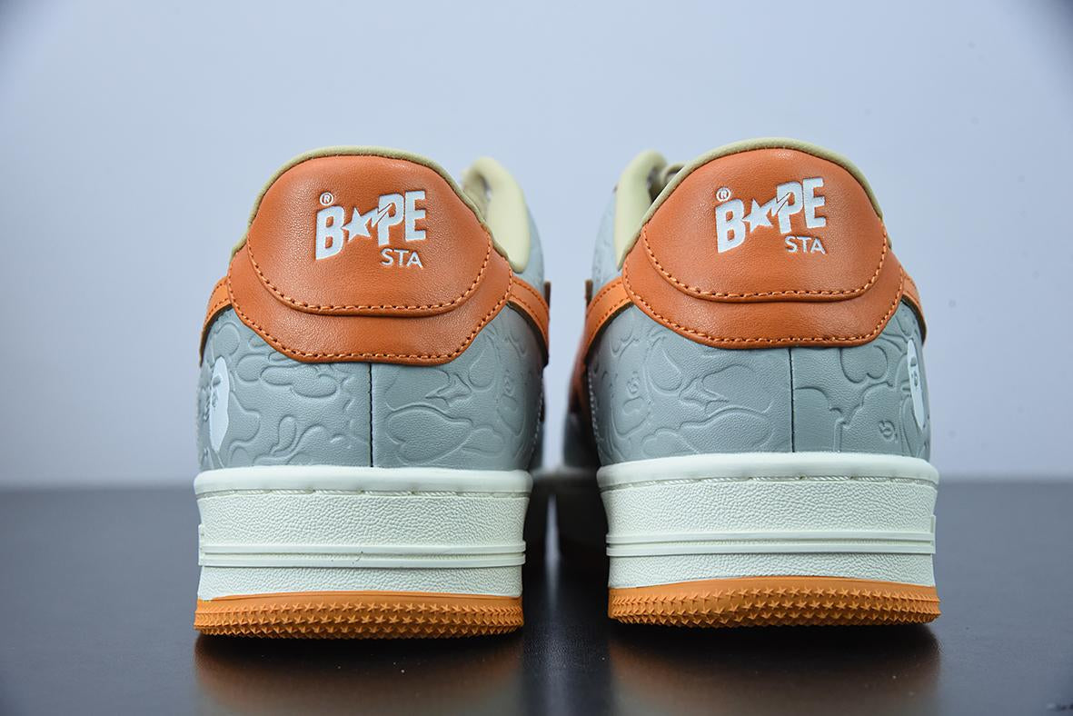 Bape Sta Low Grey Orange