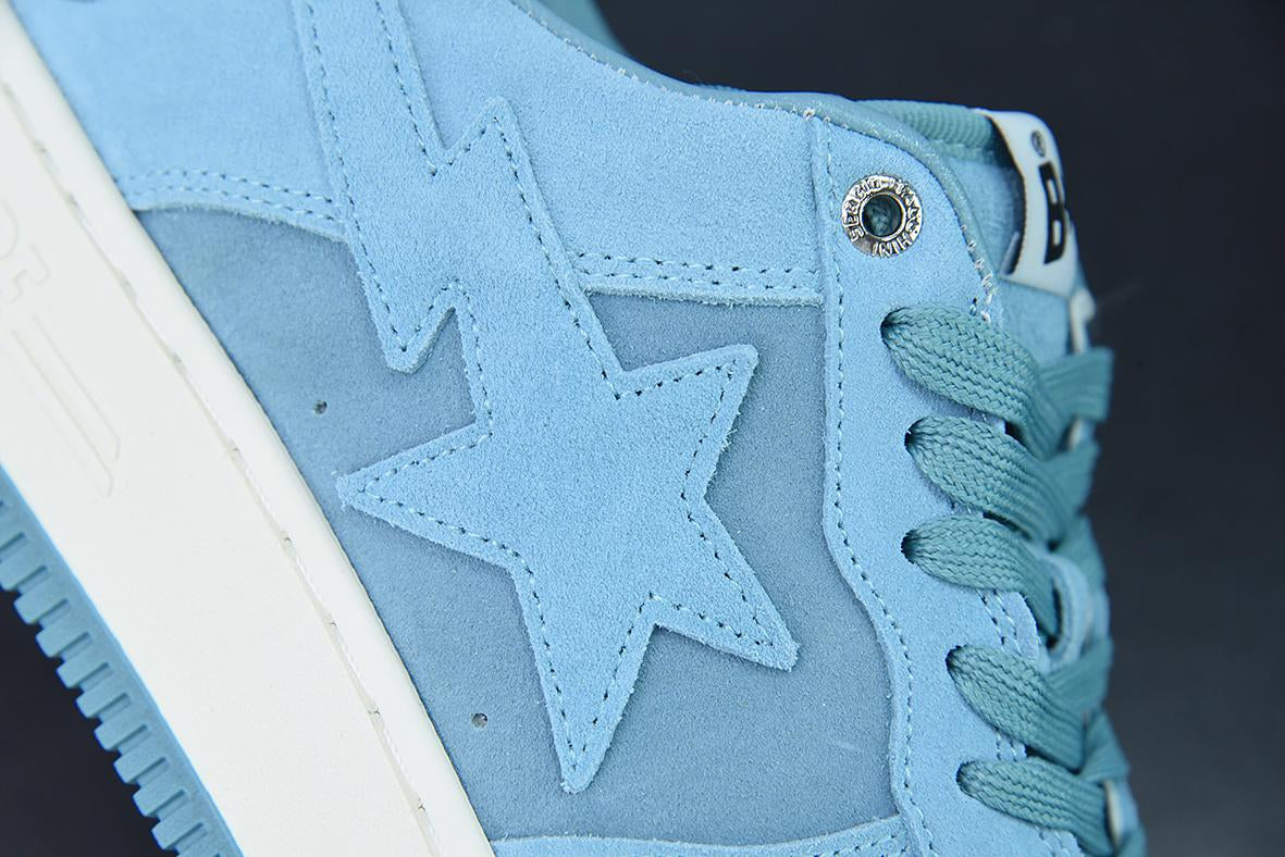 Bape Sta Low Suede Blue