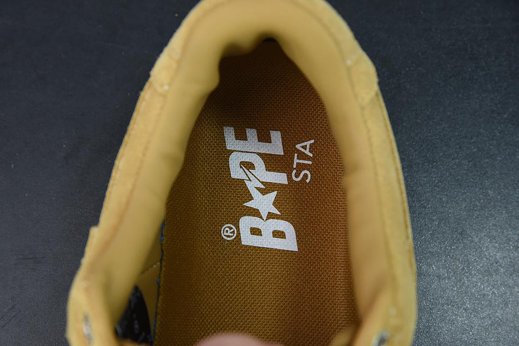 Bape Sta Low Suede Yellow
