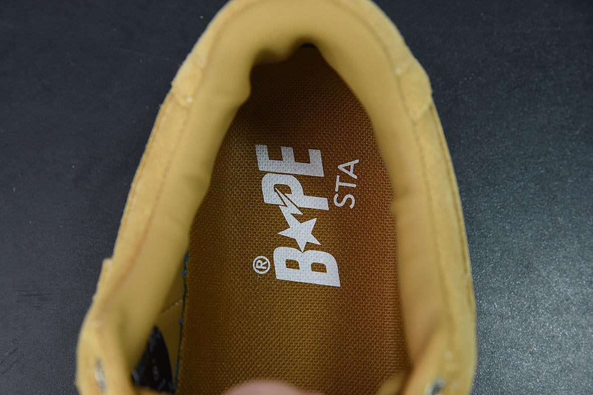Bape Sta Low Suede Yellow