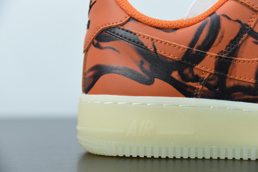 Nike Air Force Skeleton Orange