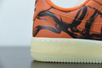 Nike Air Force Skeleton Orange