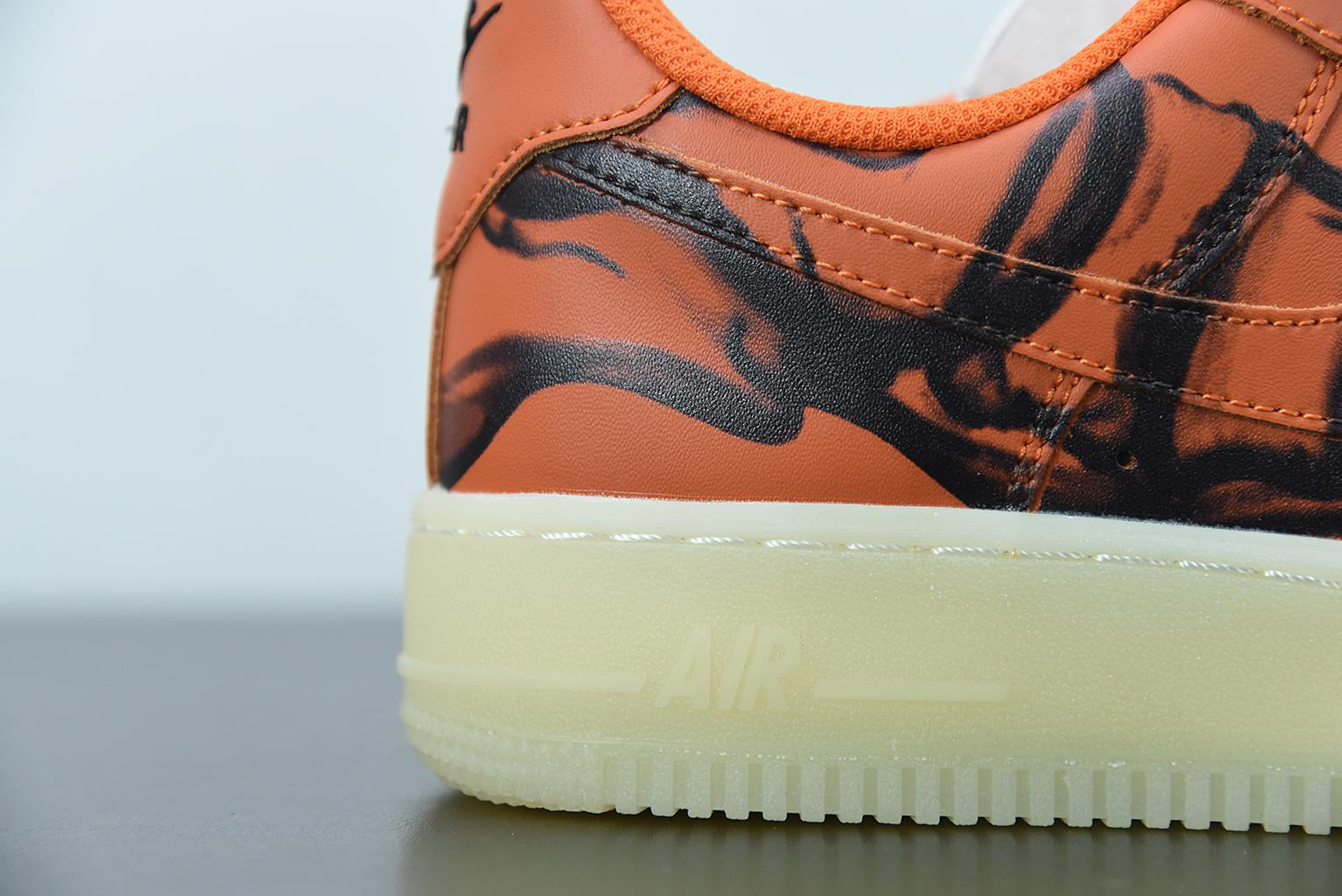 Nike Air Force Skeleton Orange