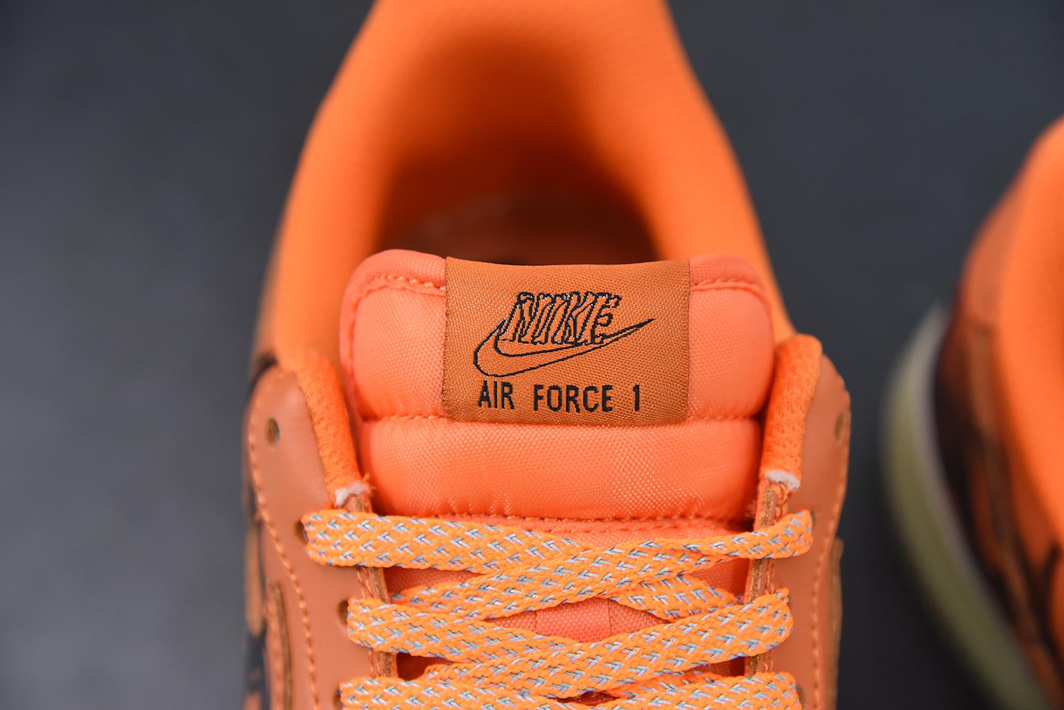 Nike Air Force Skeleton Orange