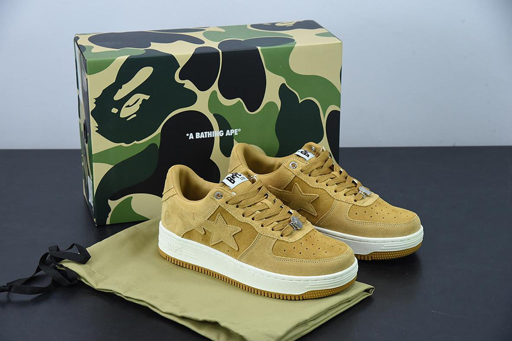 Bape Sta Low Suede Yellow