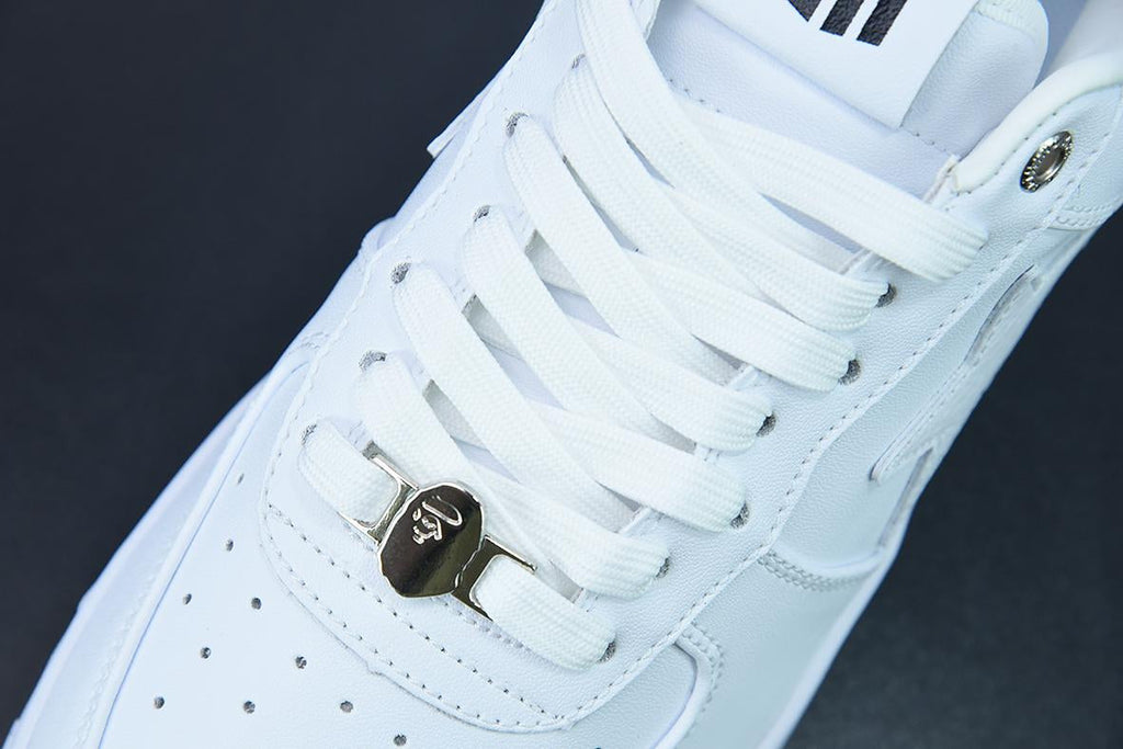Bape Sta Low White Leather