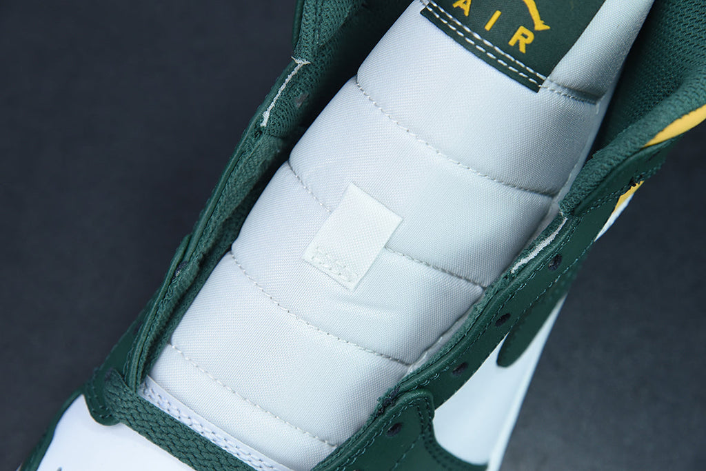 Nike Air Jordan 1 Mid Sonics Green Yellow