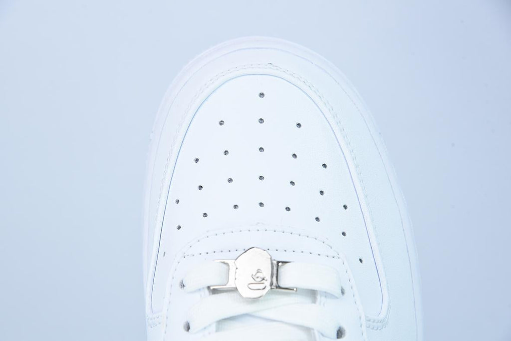 Bape Sta Low White Leather
