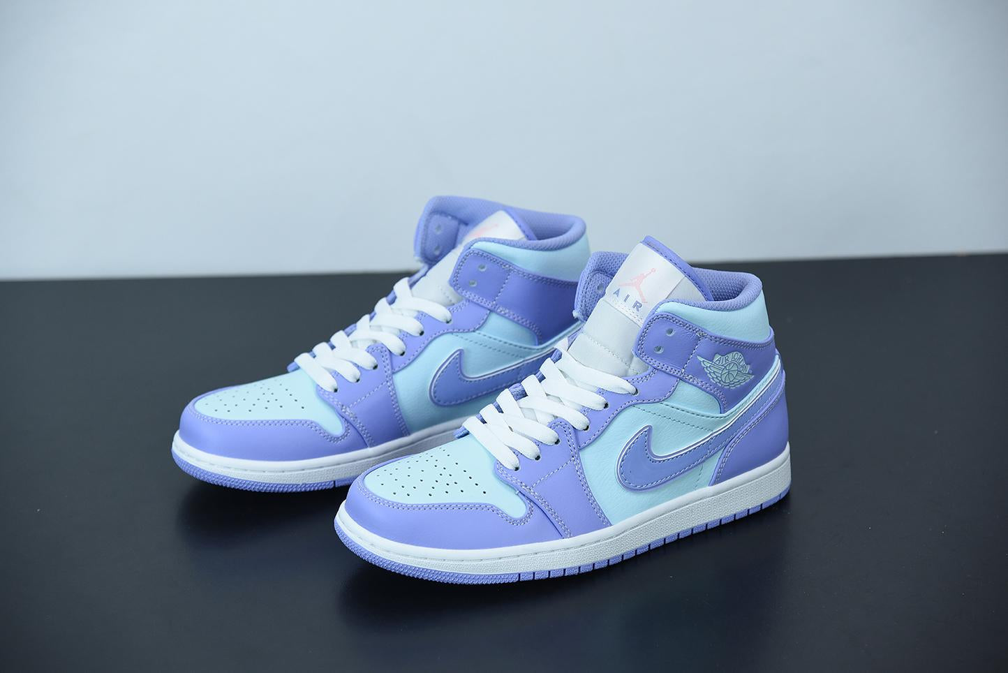 Nike Air Jordan 1 Mid Purple Aqua