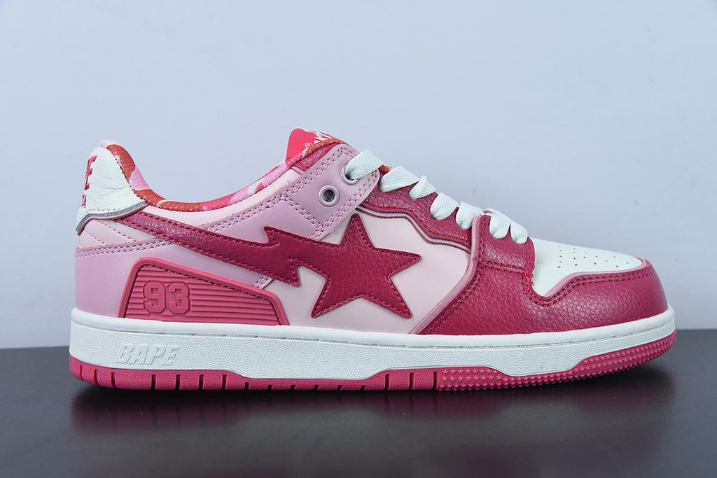 Bape Sta Low SK8 Camo Pink