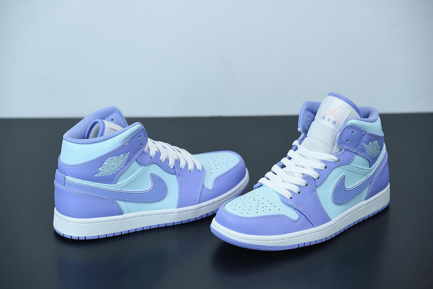 Nike Air Jordan 1 Mid Purple Aqua