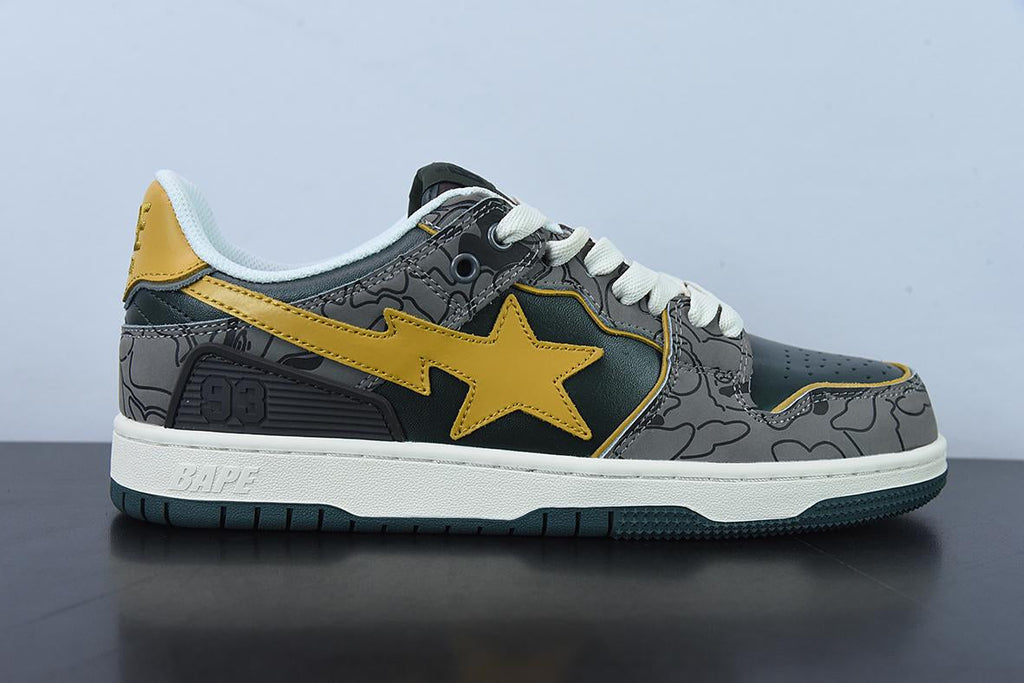 Bape Sta Low Grey Camo
