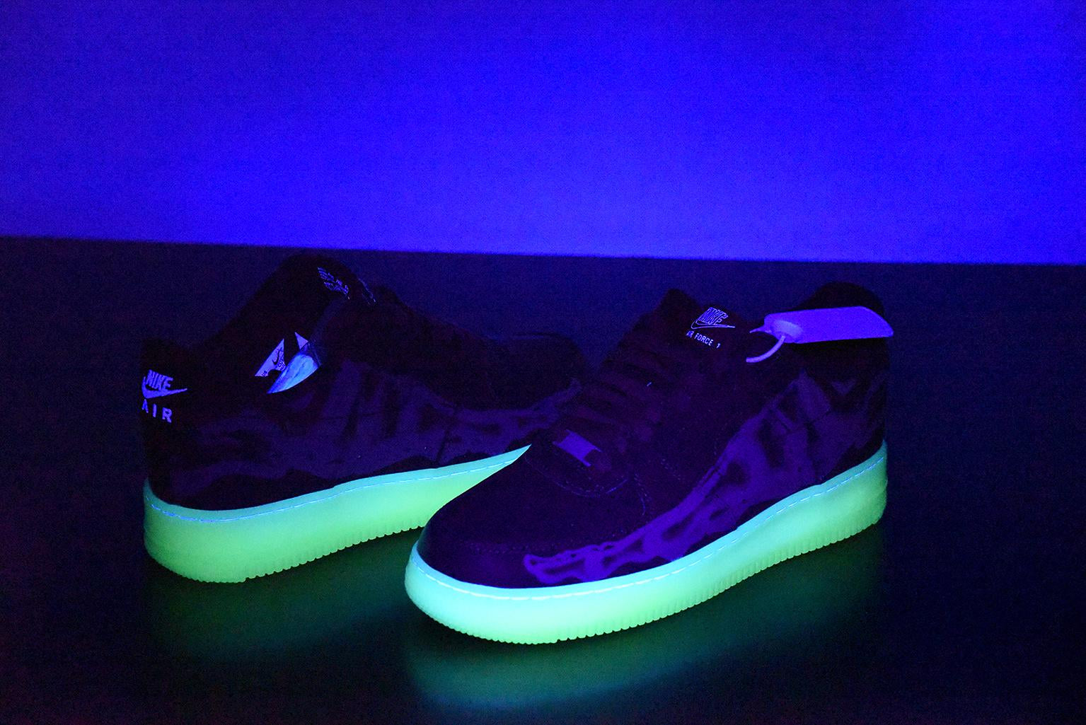 Nike Air Force 1 Skeleton Purple