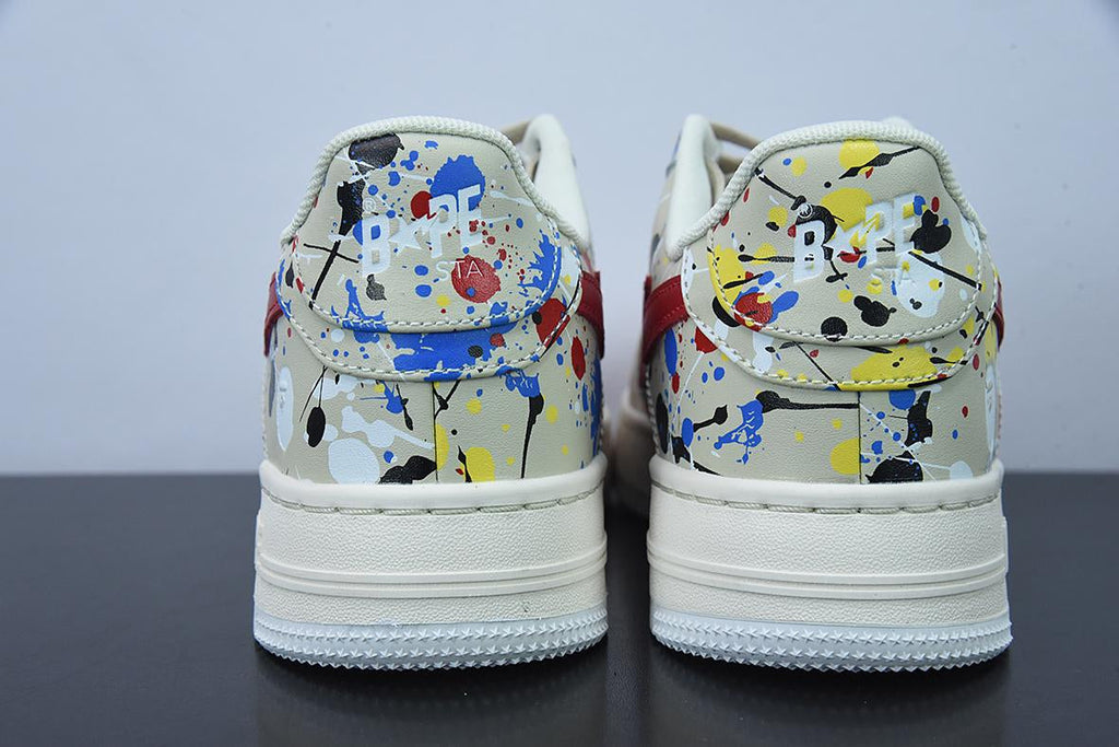 Bape Sta Low Paint Beige