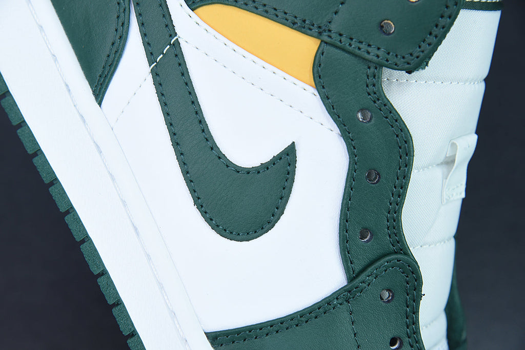 Nike Air Jordan 1 Mid Sonics Green Yellow