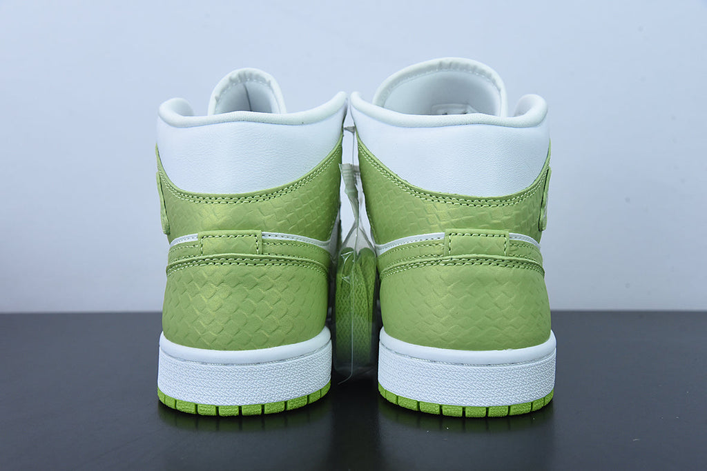 Nike Air Jordan 1 Mid Green Python
