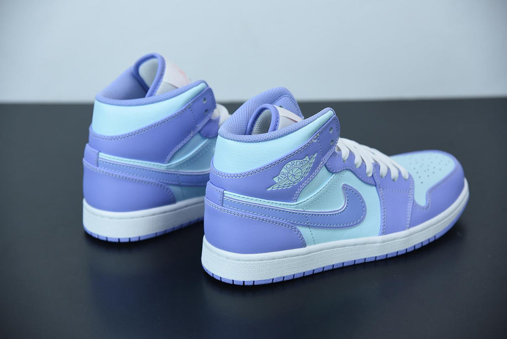 Nike Air Jordan 1 Mid Purple Aqua