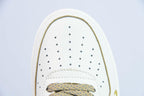Nike Air Force 1 Low White Brown Gold