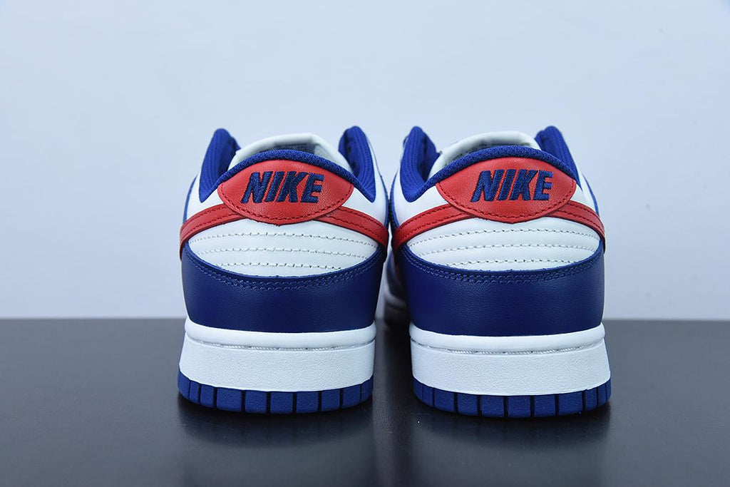 Nike Dunk Low White and university Red